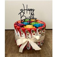 Süßigkeitentorte/Duplo Merci Together Geburtstag Happy Birthday Geburtstagstorte Geburtstagsgeschenk von RoxyPacktEin