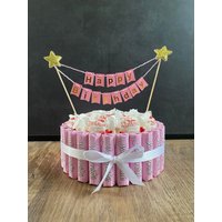 Süßigkeitentorte/Yogurette Raffaello Geburtstag Happy Birthday Geburtstagstorte Geburtstagsgeschenk von RoxyPacktEin