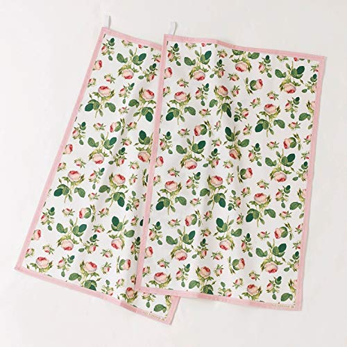 Geschirrtücher 2 Stück Redoute Rose Roy Kirkham von Roy Kirkham England