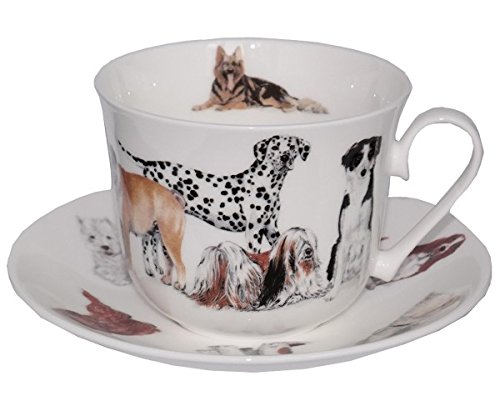 Roy Kirkham Jumbotasse & Untertasse Dogs Galore - 0,4l von Roy Kirkham