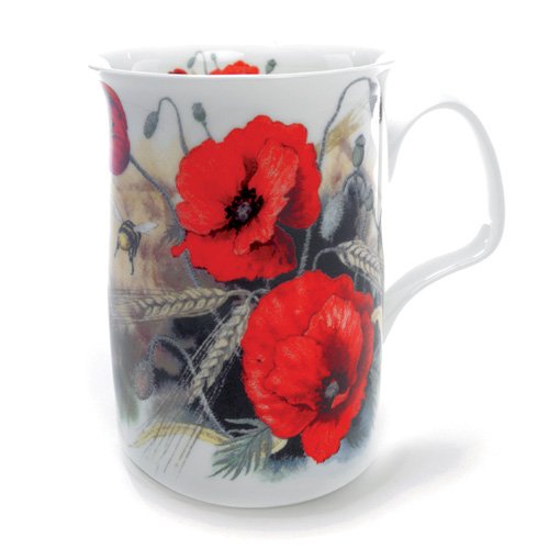 Mohnblumen Poppy Becher von Roy Kirkham 250ml von Roy Kirkham