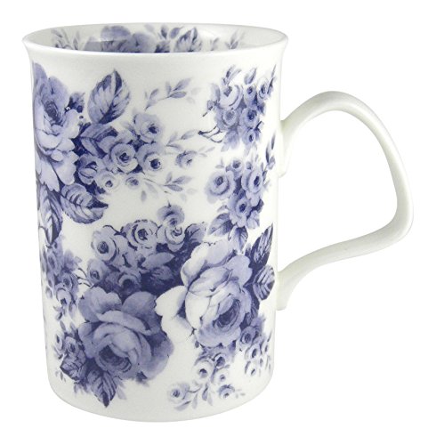 Roy Kirkham Blue Rose English Chintz Coffee or Tea Mug Fine Bone China by Roy Kirkham von Roy Kirkham