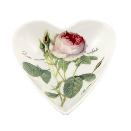 Roy Kirkham Redoute Rose Medium Herz-Tray von Roy Kirkham