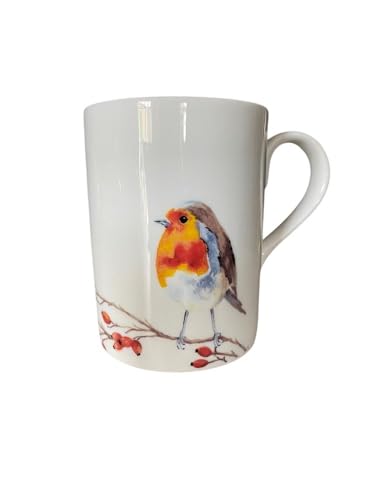 Roy Kirkham - Vögel Tasse – Rotkehlchen von Roy Kirkham