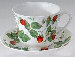 Roy Kirkham XALP1100 Jumbotasse Alpine Strawberries (Erdbeeren) von Roy Kirkham