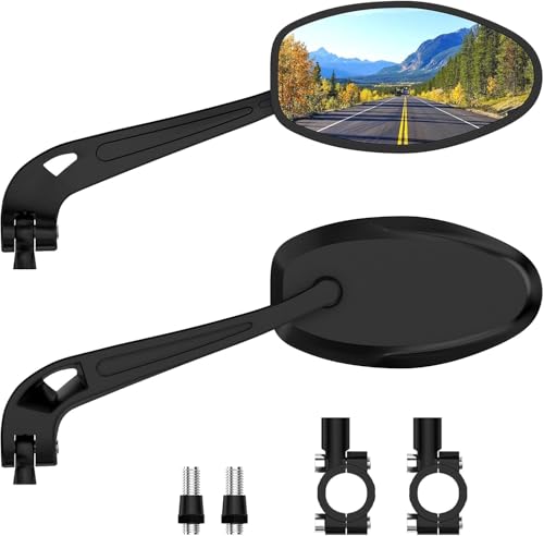 Bicycle Mirror for Handlebars 21-23 mm, Foldable Bicycle Mirror Left with HD Mirror Surface, 360° Rotating Rear View Mirror Bicycle for E-bike, E-Scooter Road Bike Mountain Bike Handlebar Elektrisch Bicycle Mirror for Handlebars 21-23 mm, Foldable Bicycle Mirror Left with HD Mirror Surface, 360° Rotating Rear View Mirror Bicycle for E-bike, E-Scooter Road Bike Mountain Bike Handlebar Elektrisch von RoyYaw