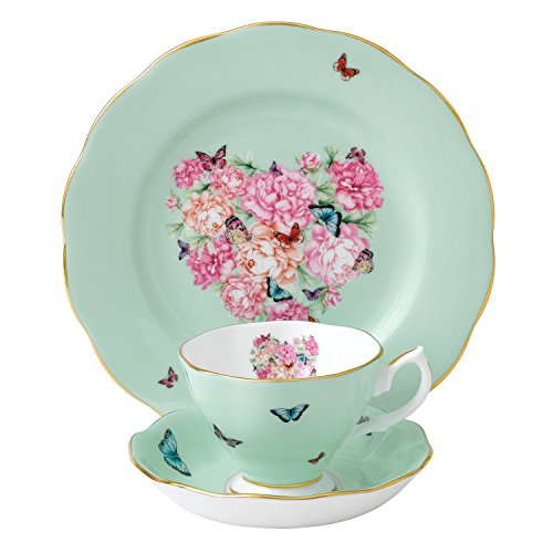 Royal Albert Miranda Kerr For Blessings 3-teiliges Set (Teetasse, Untertasse und Teller, 20,3 cm) von Royal Albert