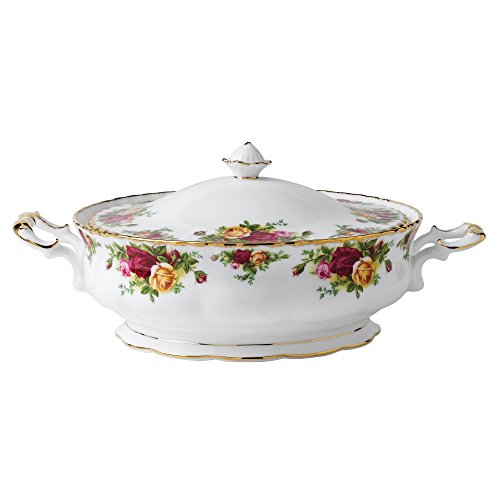 Royal Albert Old Country Roses Gemüseschale mit Deckel, 1,4 l, mehrfarbig von Royal Albert