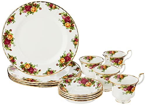 Royal Albert Old Country Roses Geschirrset, 12-teilig von Royal Albert