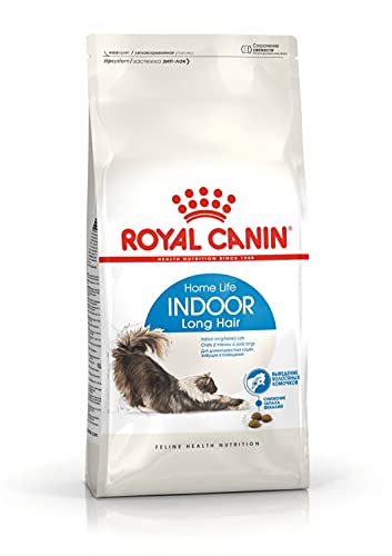 Royal Canin Feline Indoor Longhair 35, Katzenfutter für Langhaarkatzen, 2 kg von ROYAL CANIN