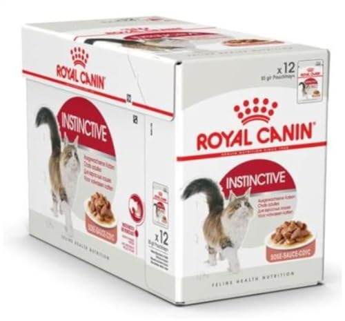 Royal Canin Instinctive Gravy | 12 x 85 g | Nassfutter für ausgewachsene Katzen | Kleine Stückchen in Soße | Zur Unterstützung eines gesundes Lebensstils Royal Canin Instinctive Gravy | 12 x 85 g | Nassfutter für ausgewachsene Katzen | Kleine Stückchen in Soße | Zur Unterstützung eines gesundes Lebensstils von ROYAL CANIN