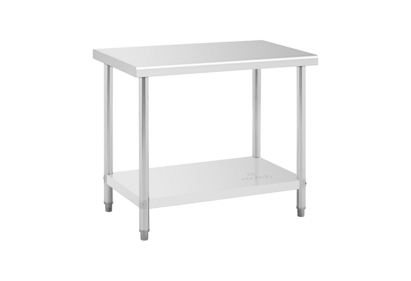 Royal Catering Arbeitstisch 100 x 60 cm Edelstahl Küchentisch Edelstahltisch Gastro Tisch von Royal Catering