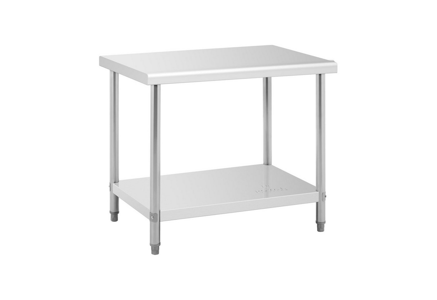 Royal Catering Arbeitstisch 100 x 70 cm Edelstahltisch Gastro Küchentisch Tisch aus Edelstahl, verschiedene Größen von Royal Catering