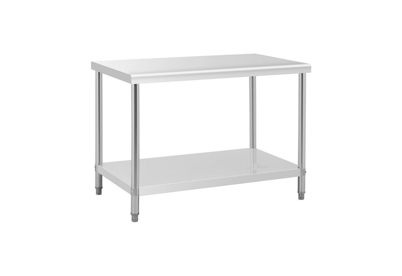 Royal Catering Arbeitstisch 120 x 70 cm Neu Edelstahl Gastro Tisch Edelstahltisch Boden 1,2x0,7m von Royal Catering