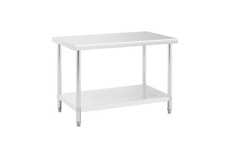 Royal Catering Arbeitstisch 120x70x85cm Edelstahltisch Gastro Küchentisch Tisch aus Edelstahl, verschiedene Größen von Royal Catering