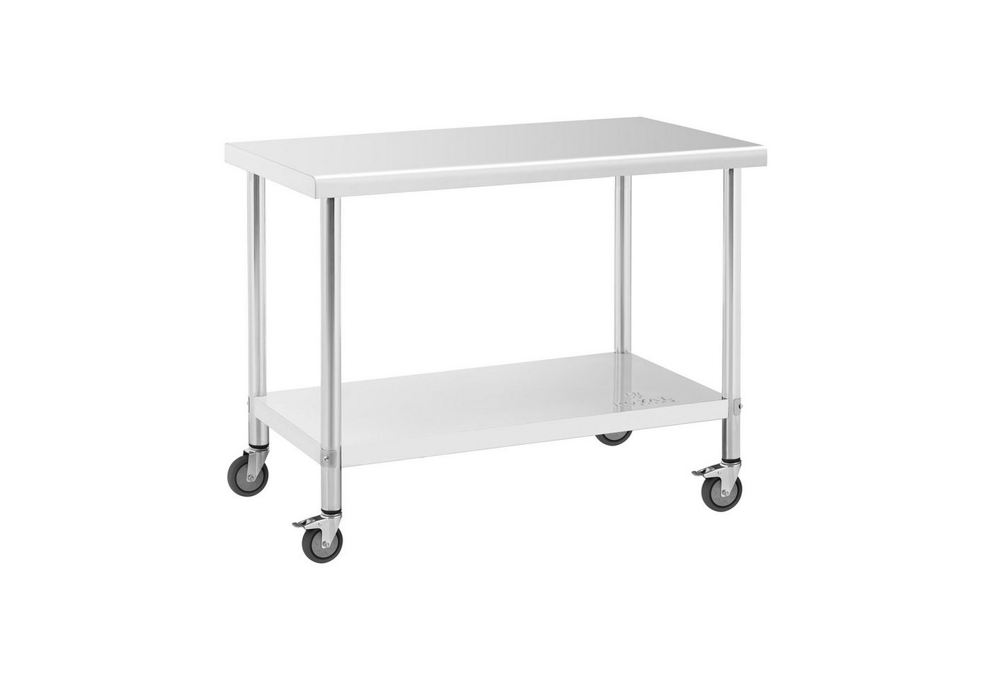 Royal Catering Arbeitstisch 60 x 120 cm Rollbarer Edelstahltisch Gastrotisch Edelstahl 158 kg Royal Catering Arbeitstisch 60 x 120 cm Rollbarer Edelstahltisch Gastrotisch Edelstahl 158 kg von Royal Catering