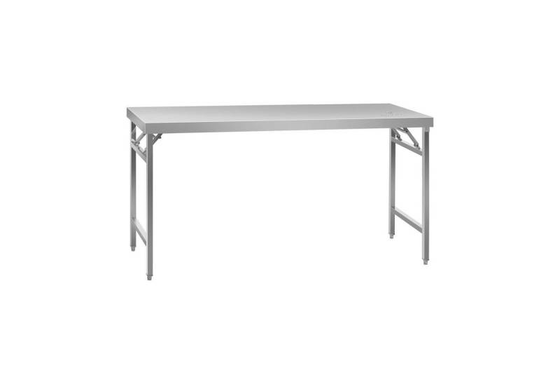 Royal Catering Arbeitstisch 60 x 180cm Edelstahltisch Klapptisch höhenverstellbar 230 kg Edelstahl, verschiedene Größen Royal Catering Arbeitstisch 60 x 180cm Edelstahltisch Klapptisch höhenverstellbar 230 kg Edelstahl, verschiedene Größen von Royal Catering