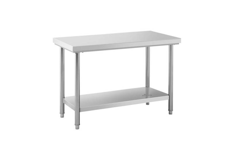 Royal Catering Arbeitstisch 120 x 60 cm Edelstahltisch Zerlegetisch Gastrotisch Edelstahl 137 kg von Royal Catering