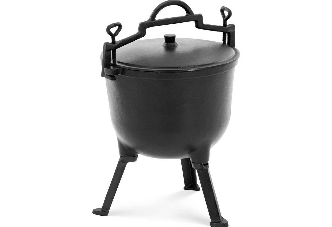 Royal Catering Feuertopf Dutch Oven Bräter Gusseisentopf Schmortopf Feuertopf mit Deckel von Royal Catering