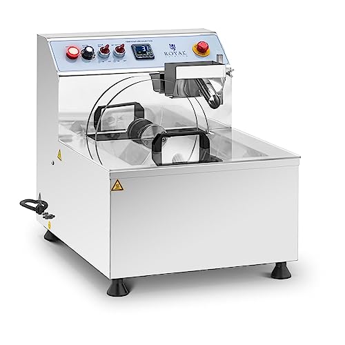 Royal Catering RC-CMM05 Schokoladen-Temperiergerät Edelstahl 750 W 8 l Temperiermaschine Schokoladenschmelzgerät Schokoladen-Schmelztopf von Royal Catering