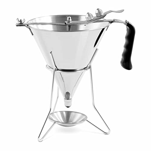 Royal Catering RC-OF04 Fülltrichter 1,8 l Edelstahl Dosieröffnung: 4,5,6 mm Ständer mit Auffangschale Trichter Likörtrichter Royal Catering RC-OF04 Fülltrichter 1,8 l Edelstahl Dosieröffnung: 4,5,6 mm Ständer mit Auffangschale Trichter Likörtrichter von Royal Catering