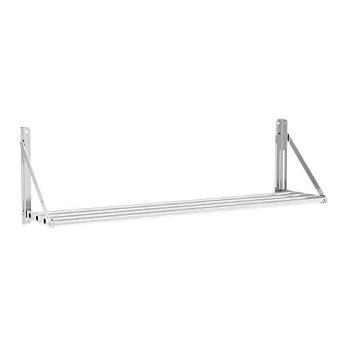 Royal Catering RC-TFWH120X30 Wandbord klappbar Stangendesign 120 x 30 cm 40 kg Edelstahl Hängeregal Küche Wandregal klappbar Royal Catering RC-TFWH120X30 Wandbord klappbar Stangendesign 120 x 30 cm 40 kg Edelstahl Hängeregal Küche Wandregal klappbar von Royal Catering