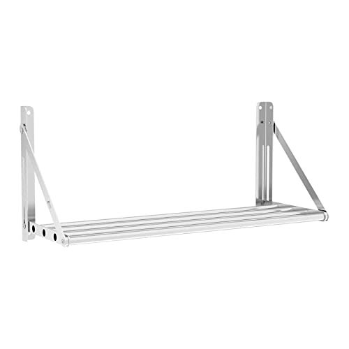 Royal Catering RC-TFWH80X30 Wandbord klappbar Stangendesign 80 x 30 cm 40 kg Edelstahl Hängeregal Küche Wandregal klappbar Royal Catering RC-TFWH80X30 Wandbord klappbar Stangendesign 80 x 30 cm 40 kg Edelstahl Hängeregal Küche Wandregal klappbar von Royal Catering