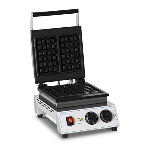 Royal Catering RC-WMS01 Waffeleisen rechteckig 1.500 W belgisches Waffeleisen Waffeleisen belgische Waffeln von Royal Catering