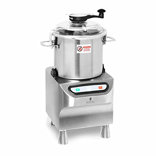 Royal Catering RCBC-8 Tischkutter 1500 U/min 8 l Küchenkutter Tischkutter 8 l Kutter Küchenmaschine von Royal Catering