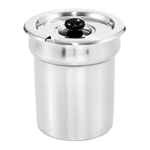Royal Catering - RCBM-BOWL 4 L - Einsatztopf für Suppenstation Bain Marie Hotpot (2,75 L, inklusive Deckel, Edelstahl, Polycarbonat) von Royal Catering