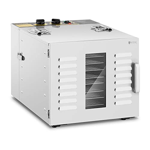 Royal Catering RCDA-1000/59S Dörrgerät Dörrautomat Obsttrockner Dörrapparat Dehydrator Obst 1.000 W 10 Etagen Royal Catering RCDA-1000/59S Dörrgerät Dörrautomat Obsttrockner Dörrapparat Dehydrator Obst 1.000 W 10 Etagen von Royal Catering