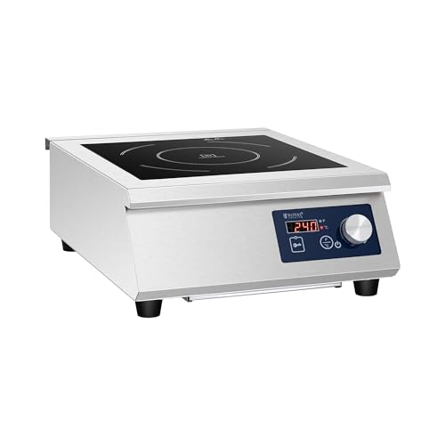 Royal Catering RCIC-5000 Induktionsplatte Induktionskochplatte Induktionskocher 33 cm 60 bis 240 °C von Royal Catering