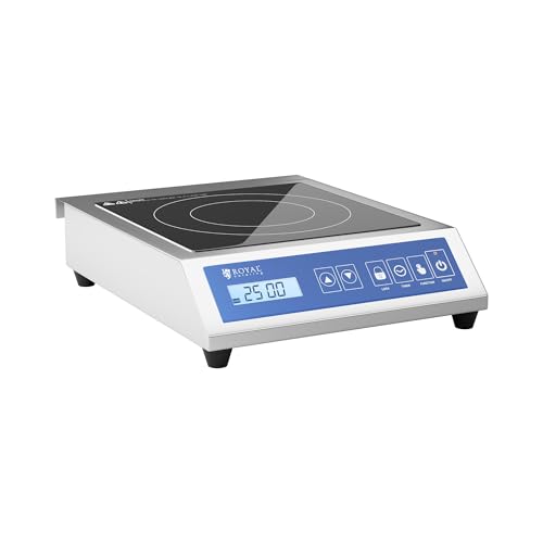 Royal Catering RCIK-3500GP Induktionsplatte Induktionskochplatte Induktionskocher Induktionskochfeld Gastro Touchdisplay 60-240 °C von Royal Catering