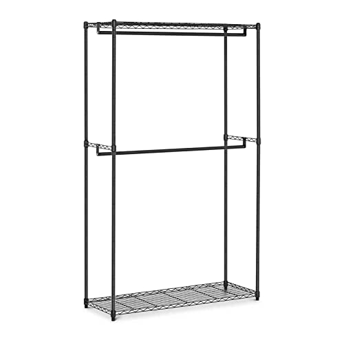 Royal Catering RCMR-2000P25 Garderobenständer Metall Kleiderständer Wäscheständer 120x45x180 cm 200 kg schwarz von Royal Catering