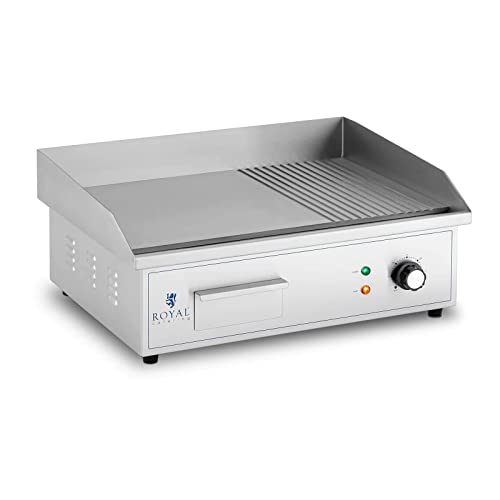 Royal Catering RCPG42-M Elektro Grillplatte 548 x 350 mm gerippt und glatt 3.000 W Elektrogrill Grillplatte Elektro Grill Royal Catering RCPG42-M Elektro Grillplatte 548 x 350 mm gerippt und glatt 3.000 W Elektrogrill Grillplatte Elektro Grill von Royal Catering