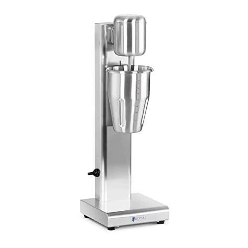 Royal Catering RCPMS-80S Milchshaker 1 l 15.000 U/min Edelstahl Standmixer Hochleistungsmixer von Royal Catering