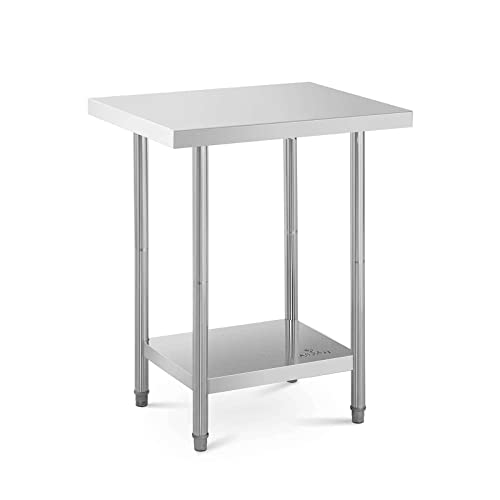 Royal Catering Edelstahltisch Fläche 76x61 cm Tragkraft 150 kg Ebenen 2 Edelstahl Arbeistisch Royal Catering Edelstahltisch Fläche 76x61 cm Tragkraft 150 kg Ebenen 2 Edelstahl Arbeistisch von Royal Catering