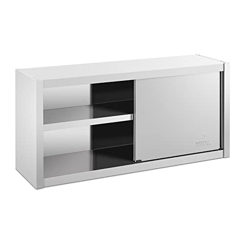 Royal Catering RCSSWC-120X45-S Edelstahl Hängeschrank 120 x 45 cm Wandhängeschrank Hängeoberschrank von Royal Catering