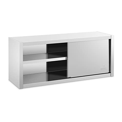 Royal Catering RCSSWC-140X45-S Edelstahl Hängeschrank 140 x 45 cm Wandhängeschrank Hängeoberschrank von Royal Catering