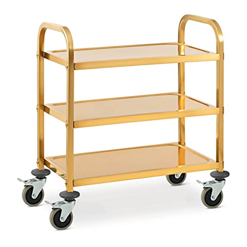 Royal Catering RCSW 2.1G Servierwagen 3 Borde 240 kg Küchenwagen Edelstahl Küchenrollwagen Servierwagen Edelstahl Royal Catering RCSW 2.1G Servierwagen 3 Borde 240 kg Küchenwagen Edelstahl Küchenrollwagen Servierwagen Edelstahl von Royal Catering