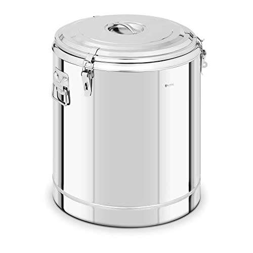 Royal Catering RCTP-80E Thermobehälter Edelstahl 80 L Thermo-Transportbehälter für Essen Thermobox Gastro Warmhaltebehälter für Speisen Thermoport Royal Catering RCTP-80E Thermobehälter Edelstahl 80 L Thermo-Transportbehälter für Essen Thermobox Gastro Warmhaltebehälter für Speisen Thermoport von Royal Catering