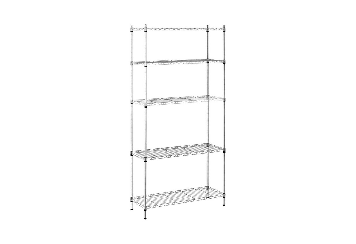 Royal Catering Standregal Metallregal Küchenregal Lastenregal 35 x 90 x 180 cm 150 kg grau Royal Catering Standregal Metallregal Küchenregal Lastenregal 35 x 90 x 180 cm 150 kg grau von Royal Catering