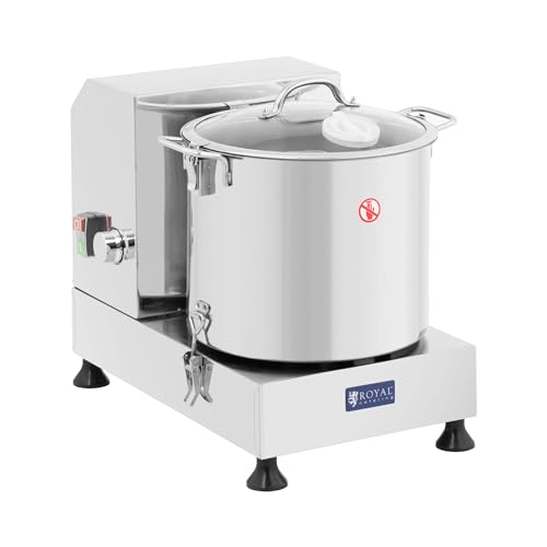 Royal Catering Tischkutter 1800-3500 U/min 15 l 1800 W Küchenkutter auch Edelstahl Kutter-Küchenmaschine Gastro-Kutter Royal Catering Tischkutter 1800-3500 U/min 15 l 1800 W Küchenkutter auch Edelstahl Kutter-Küchenmaschine Gastro-Kutter von Royal Catering