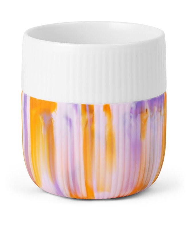 Becher 0,35 l Contrast Gerippt Morning Sky von Royal Copenhagen