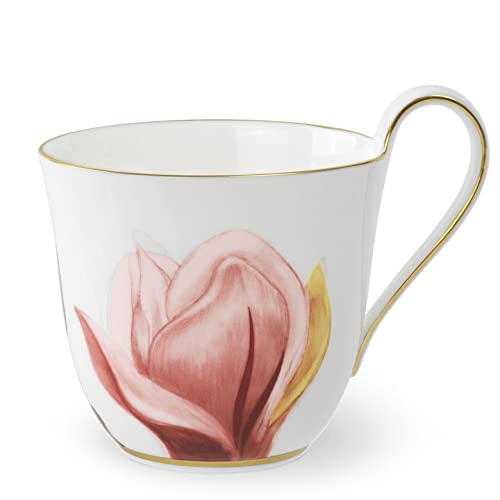 Royal Copenhagen Flora Tasse mit hohem Henkel, Magnolie, 325 ml von Royal Copenhagen