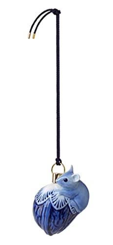 Royal Copenhagen Jahresfigur Maus, 9,5 cm, Blauen von Royal Copenhagen