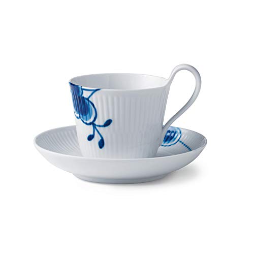 Royal Copenhagen Tasse Mit Untere Hoher Henkel 25 Cl, Blau von Royal Copenhagen