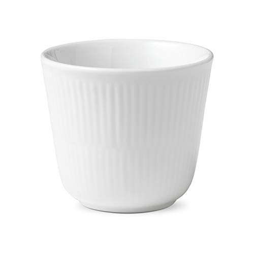 Royal Copenhagen White Fluted Thermobecher in der Farbe Weiß, Volumen: 260 ml, 1017397 von Royal Copenhagen