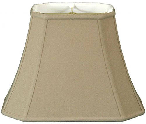 Royal Designs Lampenschirm, rechteckig, Linen Beige, (5 x 6.5) x (8 x 12) x 10 von Royal Designs, Inc