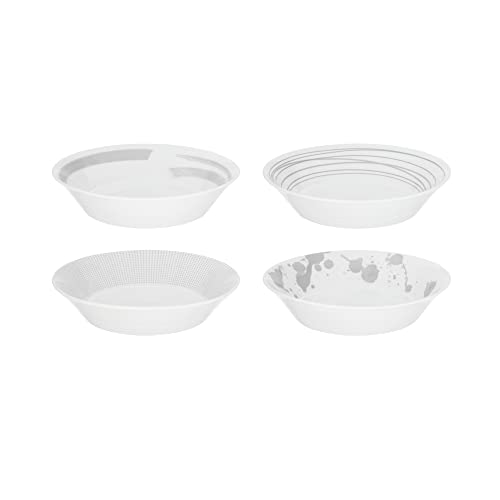 Royal Doulton 1061158 PACIFIC STONE PASTA BOWL 9.1" ASSORTED, SET OF 4 Nudelschalen, Porzellan, Mehrfarbig von Royal Doulton